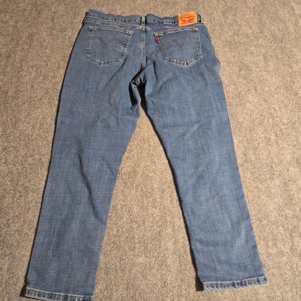 Levi's Jeans Women's Boyfriend Ankle Size 32x27 Blue Denim Stretch Mid-rise - Picture 11 of 12